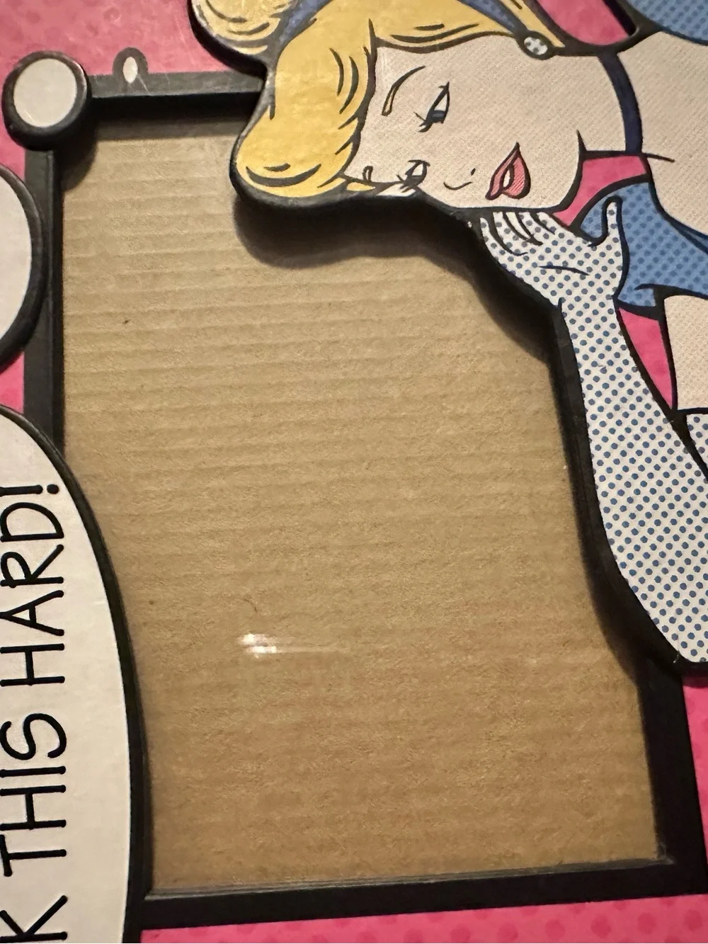 Vintage Disney Store Cinderella Pop Art Comic Photo Frame 3.5x5 Picture Frame